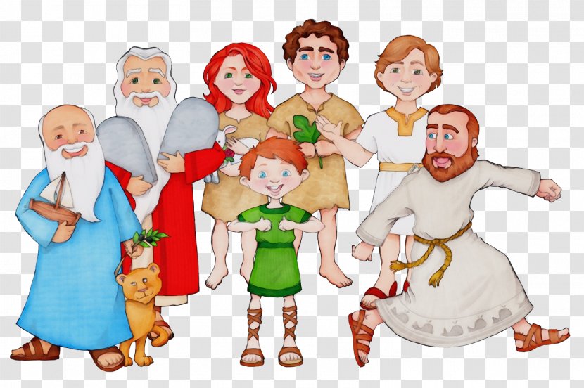 Cartoon People Christmas Eve Family Pictures Gesture Transparent PNG
