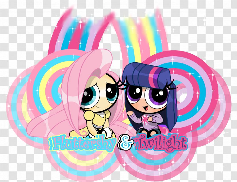 Twilight Sparkle Fluttershy Rainbow Dash Derpy Hooves YouTube - Equestria - Powerpuff Girls Transparent PNG