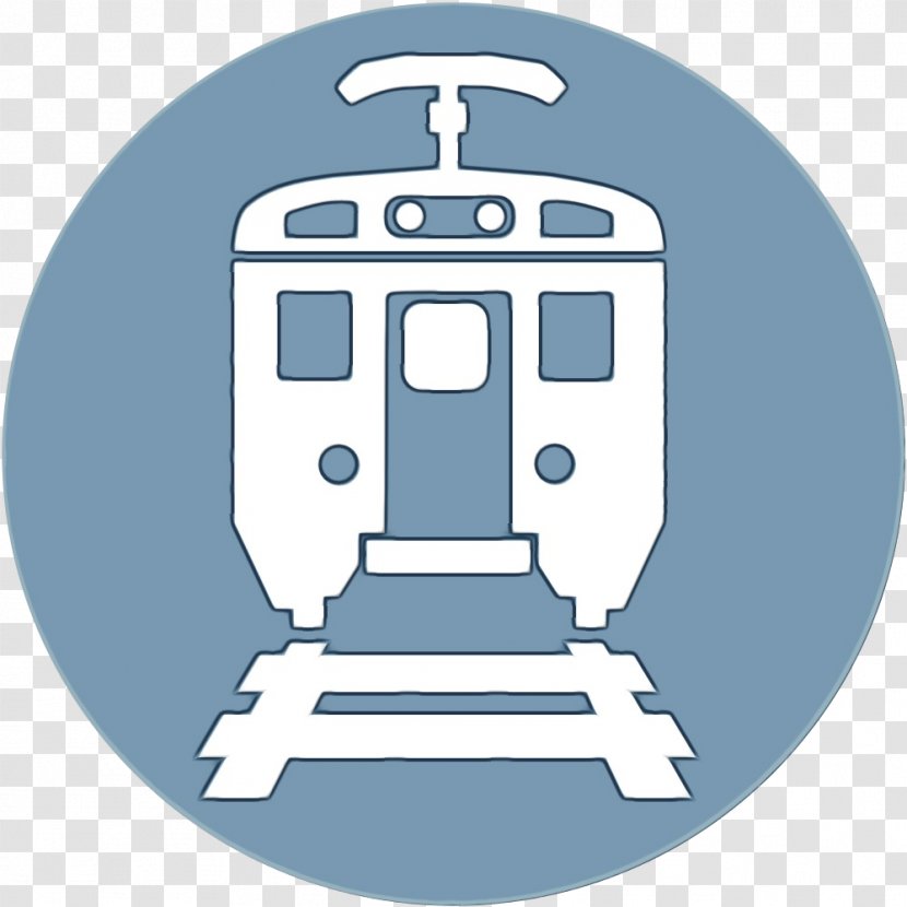 Blue Transport Small Appliance Train Electrical Supply - Vehicle - Cable Car Transparent PNG