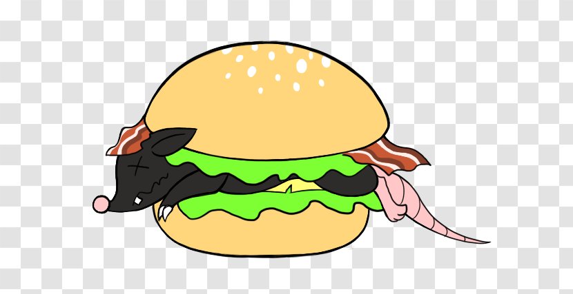 Hamburger Rat Fast Food Cheeseburger Chicken Sandwich - Burger Cartoon Transparent PNG