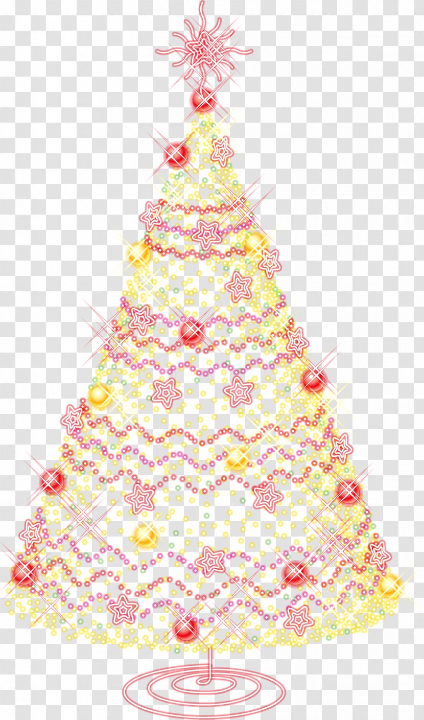 Santa Claus Christmas Tree Wedding Invitation Clip Art - Spruce - Watercolor Transparent PNG