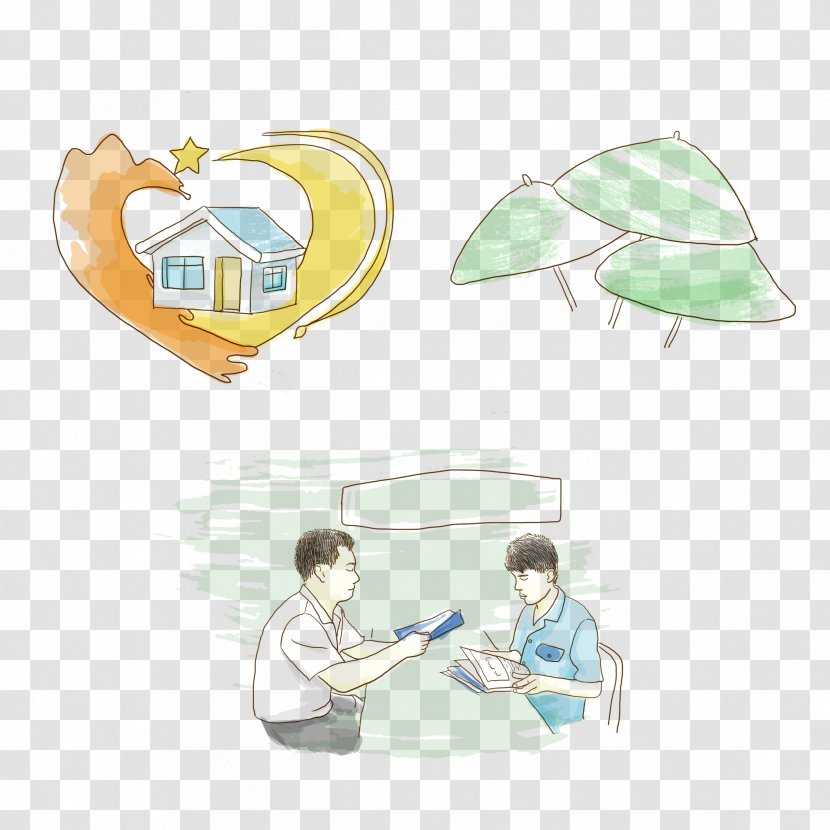 Drawing - Reading Dream Hand Transparent PNG