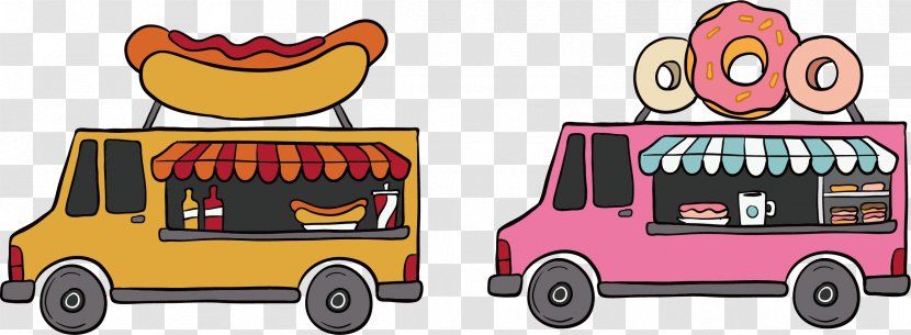 Hot Dog Fast Food - Toy - Transport Vector Transparent PNG