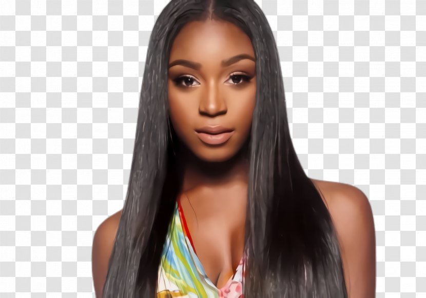 Normani - Brown Hair - Feathered Accessory Transparent PNG