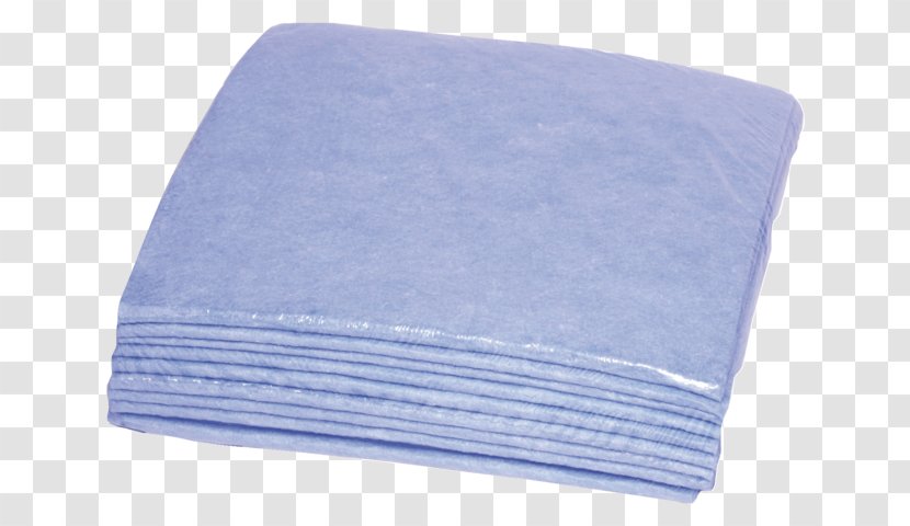 Blue Towel Nonwoven Fabric - Non Woven Transparent PNG