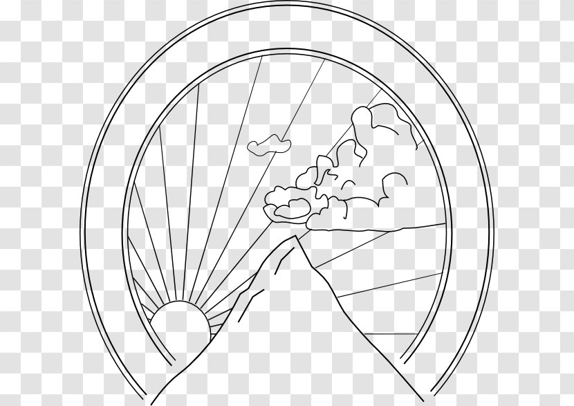 Coloring Book Mountain Goat Drawing - Frame Transparent PNG