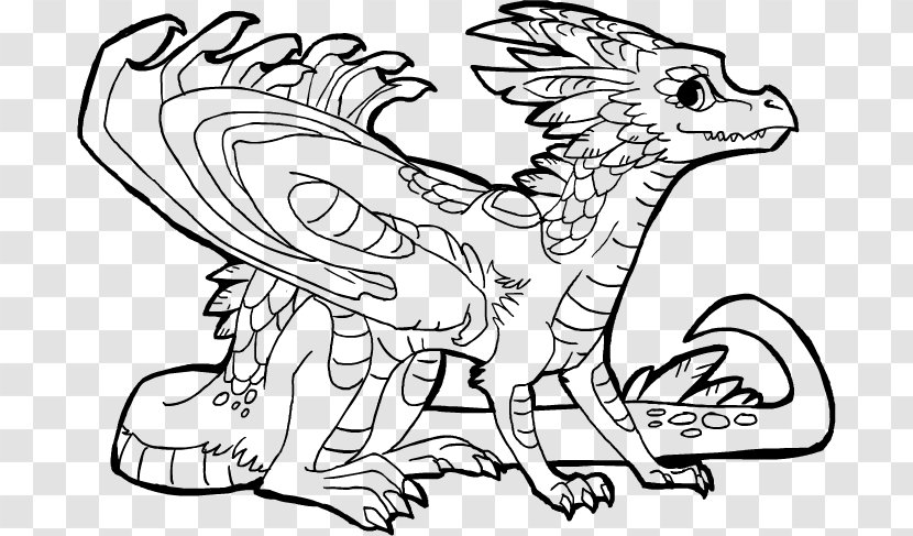 Line Art Drawing DeviantArt Dragon - Painting Transparent PNG