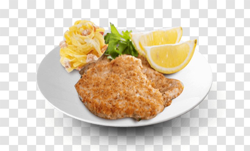 Schnitzel Veal Milanese Pizza French Fries Escalope - Side Dish Transparent PNG