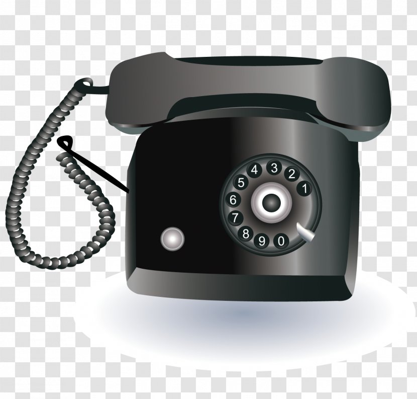Telephone BlackBerry Classic Landline - Button - Black Phone Transparent PNG