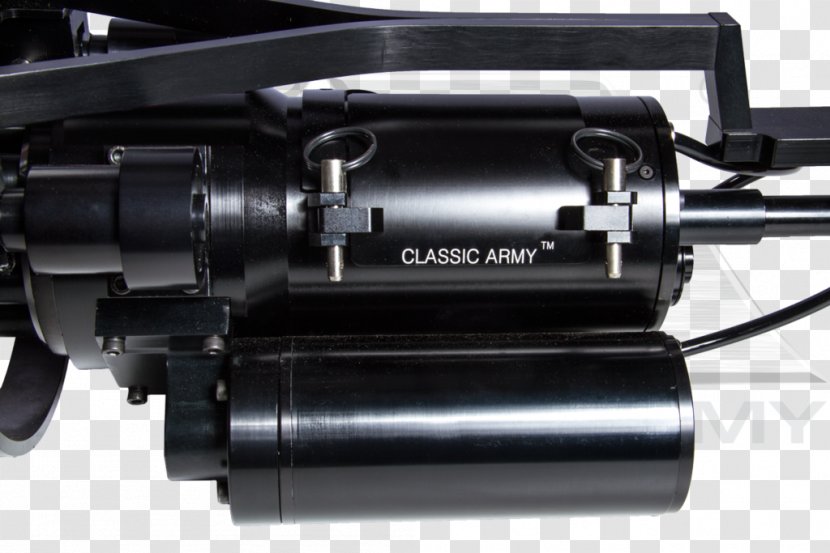 Minigun Rate Of Fire Airsoft Guns Gatling Gun M61 Vulcan - Rotary Cannon - Machine Transparent PNG