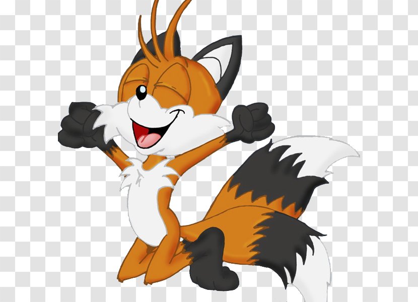 Canidae Cat Red Fox Tail Comics - Orange Transparent PNG