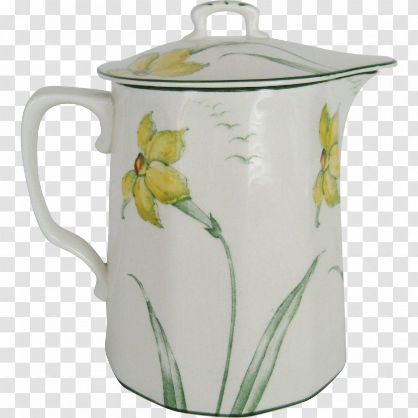 Jug Lid Pitcher Porcelain Kettle - Serveware Transparent PNG