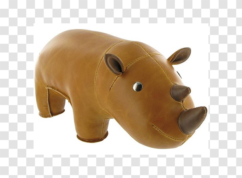 Door Stops Rhinoceros Bookend Stiloteket Animal - Terrestrial - Zuny Transparent PNG