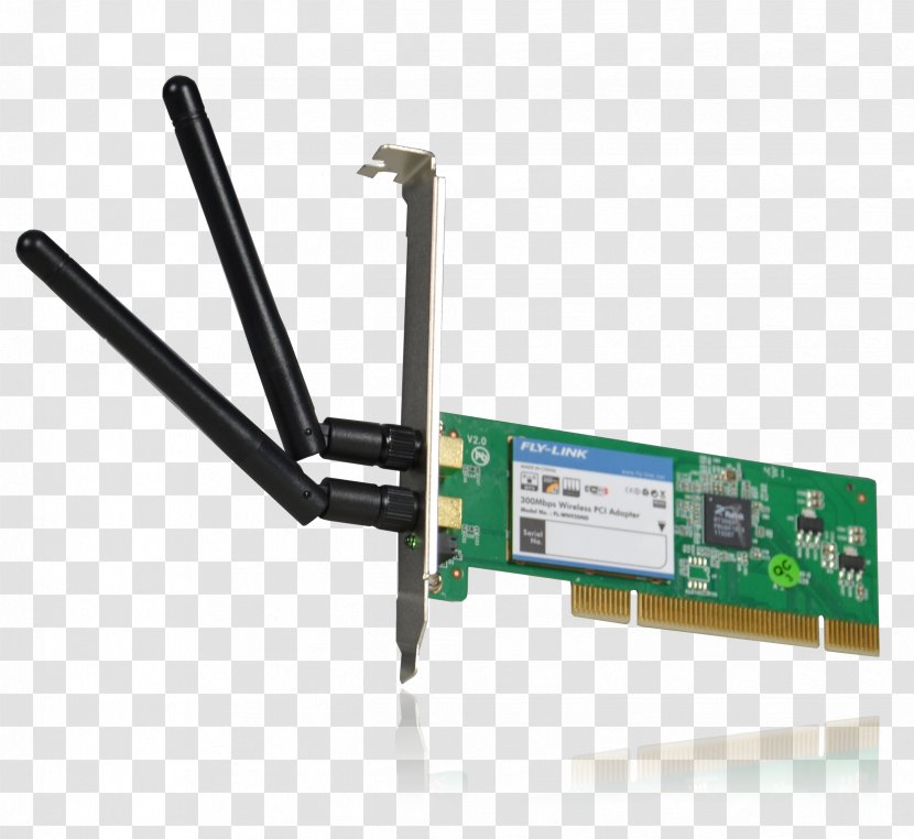 Network Cards & Adapters Conventional PCI Computer Wi-Fi Wireless Interface Controller - Modem - Hacker Atm Transparent PNG