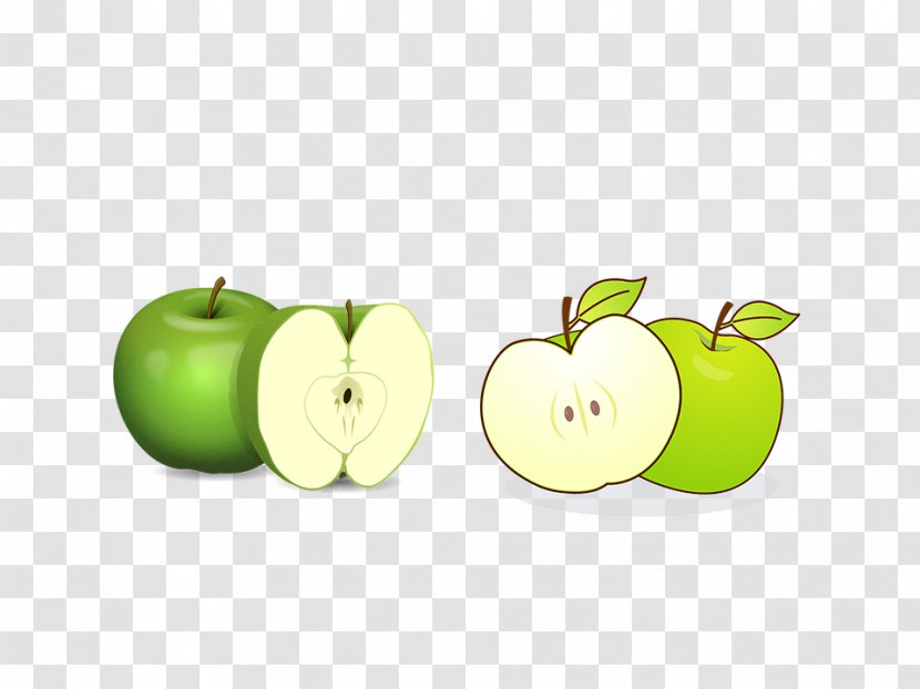 Granny Smith Manzana Verde Apple - Fruit - Green Transparent PNG