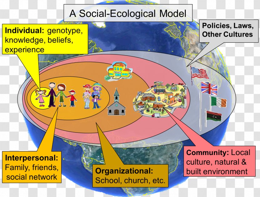 Social Ecological Model Ecology Socio-ecological System Resilience - Community - Health Transparent PNG