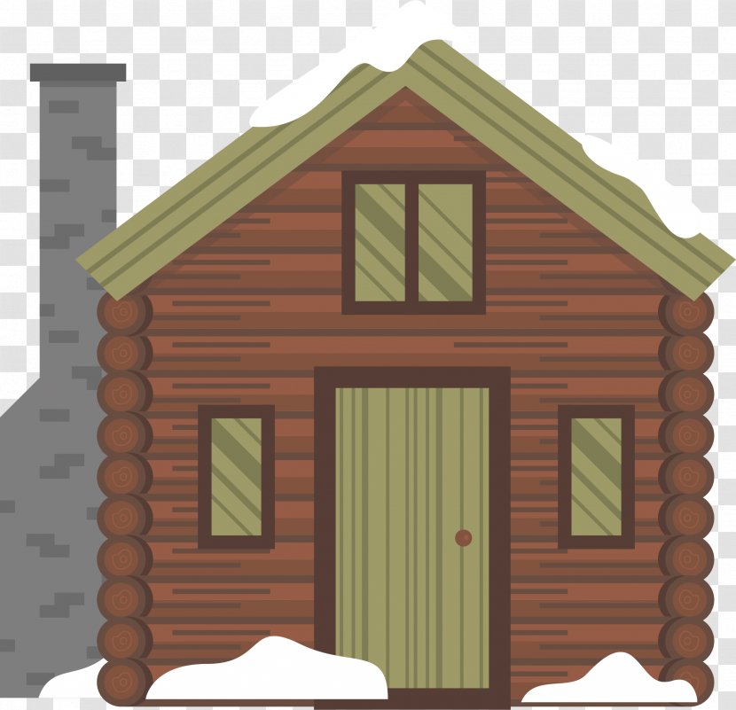 House Snow Architecture - Siding - A Cabin In The Transparent PNG