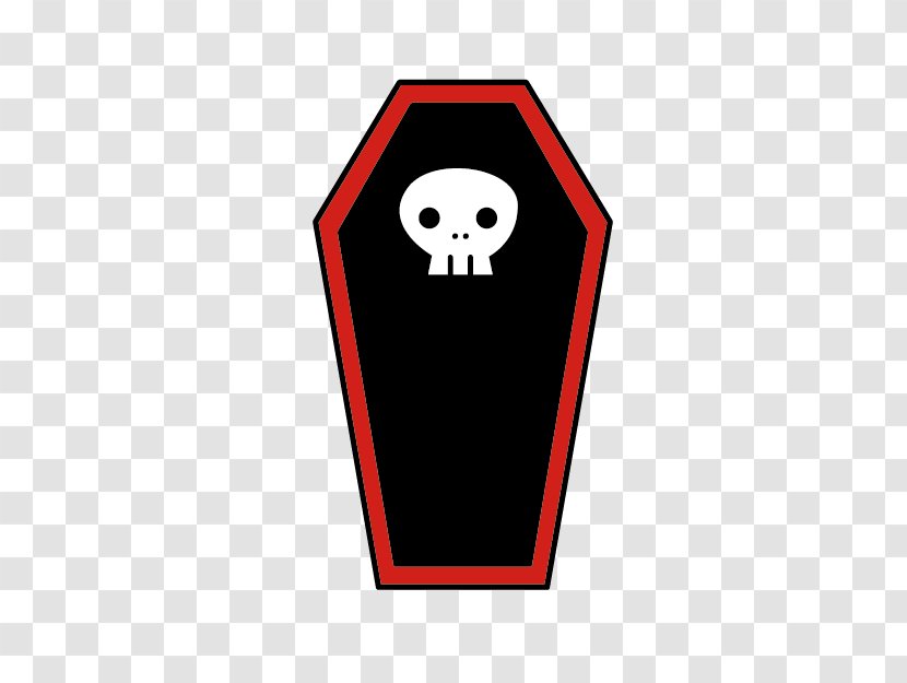 Cartoon Drawing Coffin - Skeleton Transparent PNG