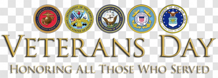 Veterans Day Banner Military Memorial Transparent PNG