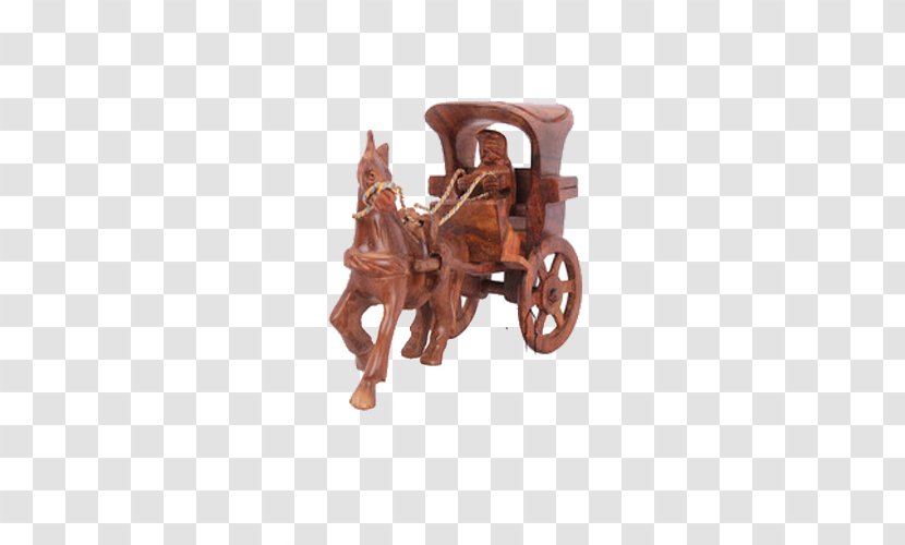 Pakistan Ornament Art Wood Carving Sculpture - Ancient Chariot Model Transparent PNG
