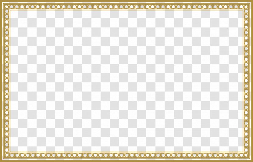Golden Age Of Radio Wedding Invitation Graphic Design - Board Game - Vector Gold Frame Border Transparent PNG