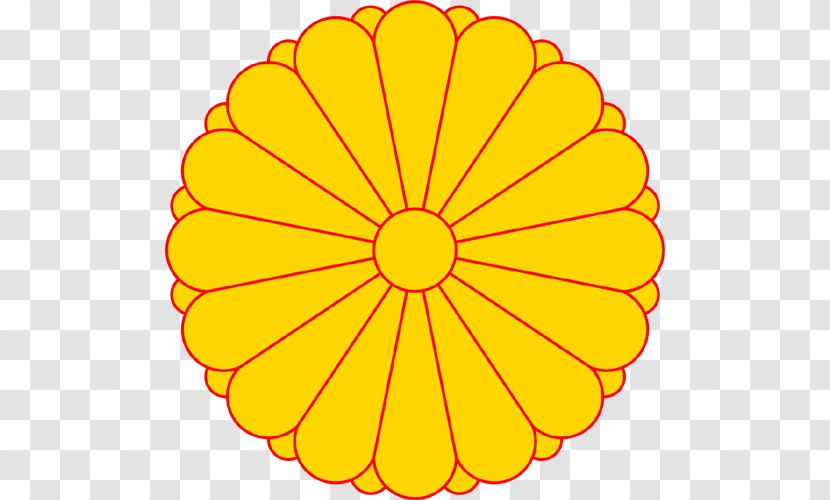 Empire Of Japan Emperor Imperial Seal Japanese Army - Yellow Transparent PNG