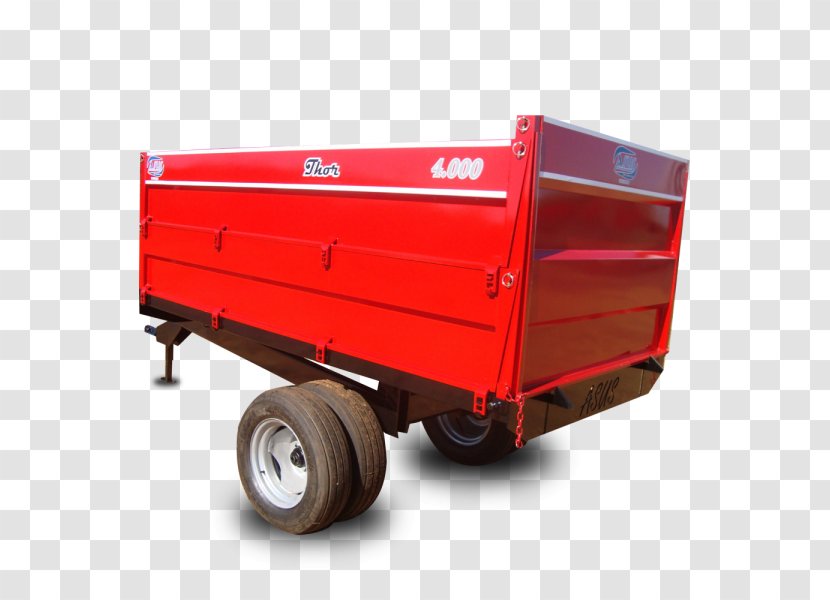 Motor Vehicle Semi-trailer Tractor Cart Dump Truck - Semitrailer Transparent PNG
