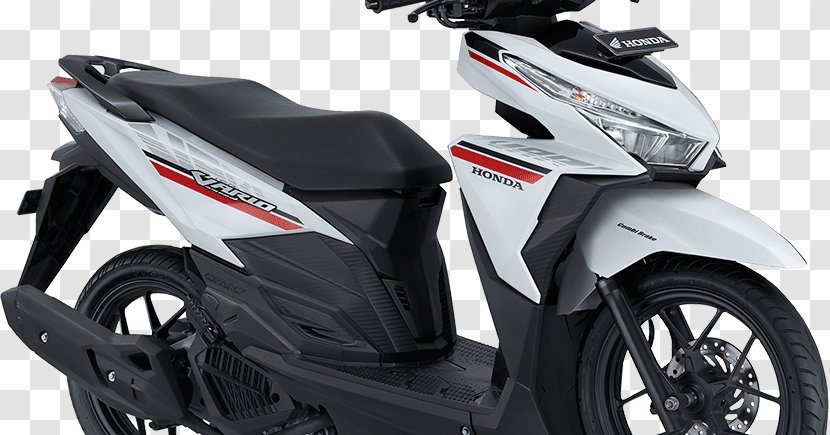 Honda Vario PT Astra Motor White Motorcycle - Color Transparent PNG