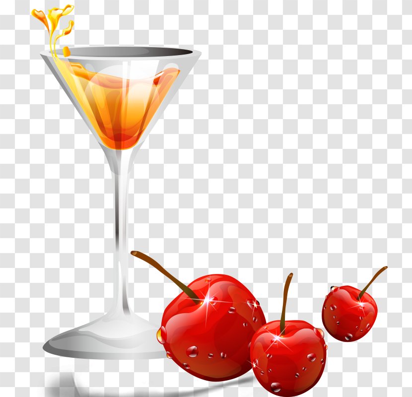 Cherry Computer File - Drink - Wine Transparent PNG