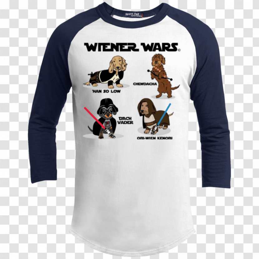T-shirt Hoodie Raglan Sleeve Clothing - Long Sleeved T Shirt - Wiener Dog Transparent PNG