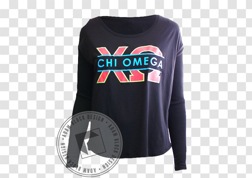 Long-sleeved T-shirt Outerwear - Brand - Chi Omega Transparent PNG