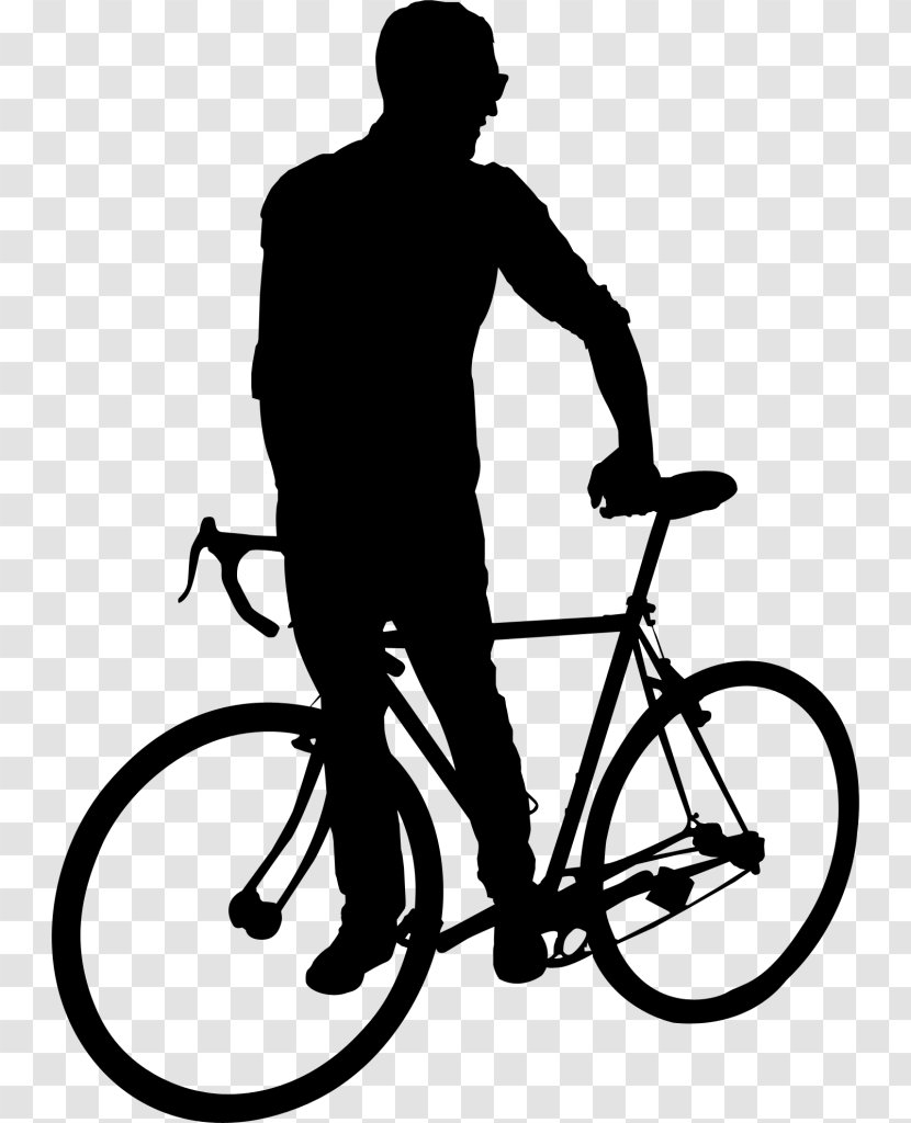 Bicycle Pedals Wheels Frames Cycling - Handlebar - Silhouette Transparent PNG