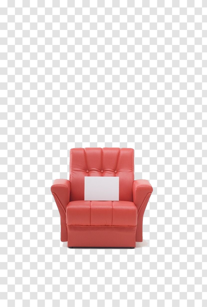 Couch Chair Leather Computer File - Google Images - Red And White Armchair Sofa Transparent PNG
