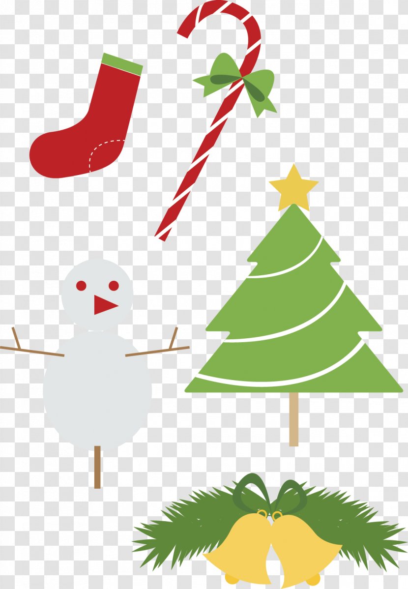 Christmas Tree - Bird - Material Vector Image Transparent PNG