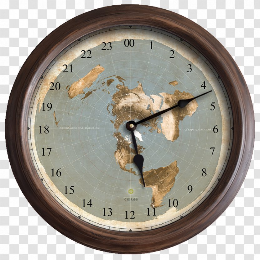 Flat Earth Clock 24-hour - Hour Transparent PNG