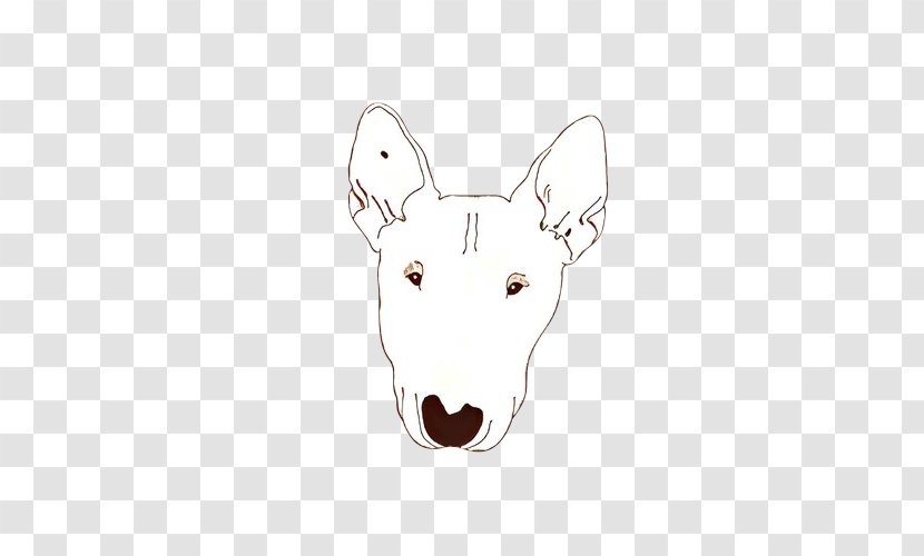 Dog Bull Terrier Head And Old English - White Transparent PNG