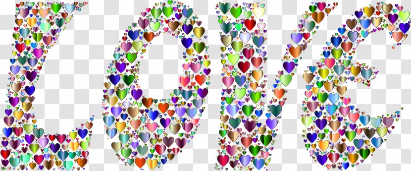Love Heart Clip Art - Point - Prismatic Transparent PNG