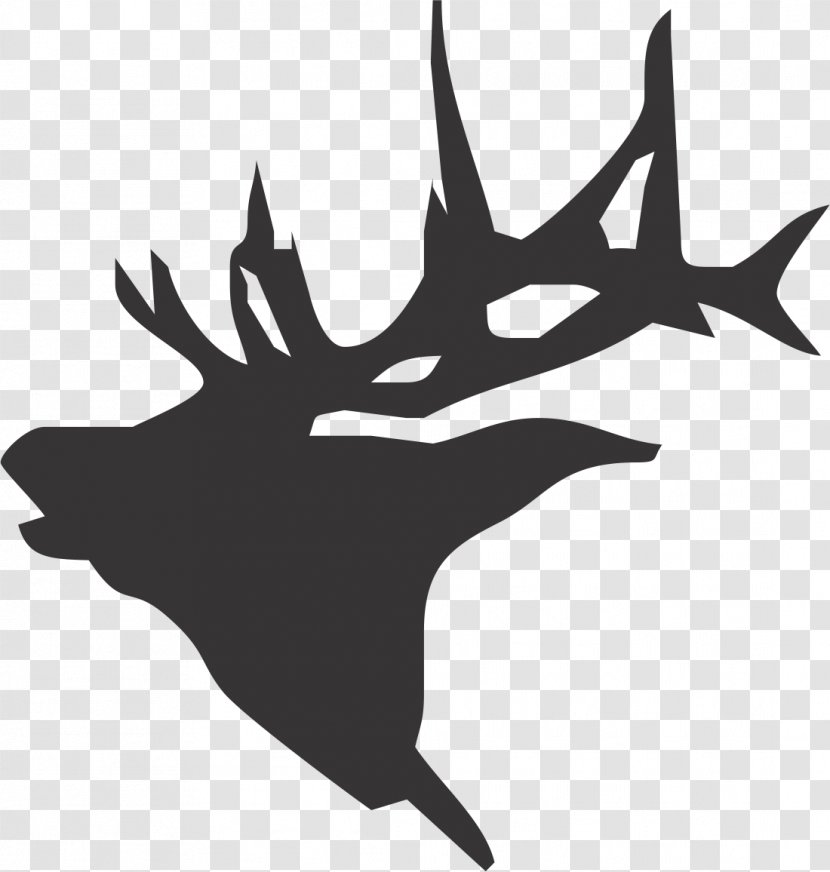 Benevolent And Protective Order Of Elks National Memorial Headquarters Deer Antler - Monochrome Photography Transparent PNG