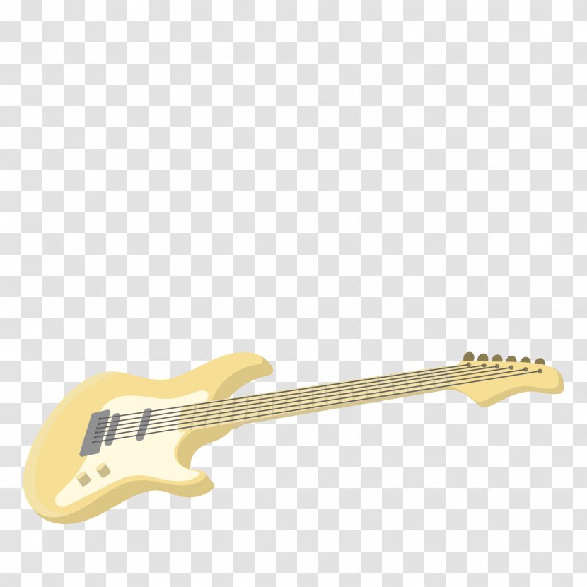 Bass Guitar Acoustic-electric Tiple - Tree - Vector Yellow Transparent PNG