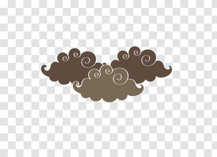 Cloud - Brown - Vector Clouds Transparent PNG