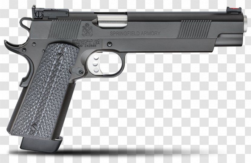 Springfield Armory, Inc. .45 ACP Firearm Pistol - Ammunition Transparent PNG