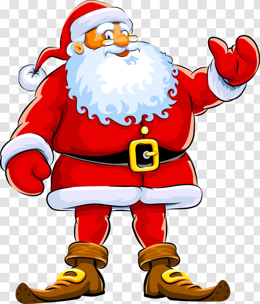 Santa Claus Royalty-free Clip Art - Cartoon - Saint Nicholas Transparent PNG