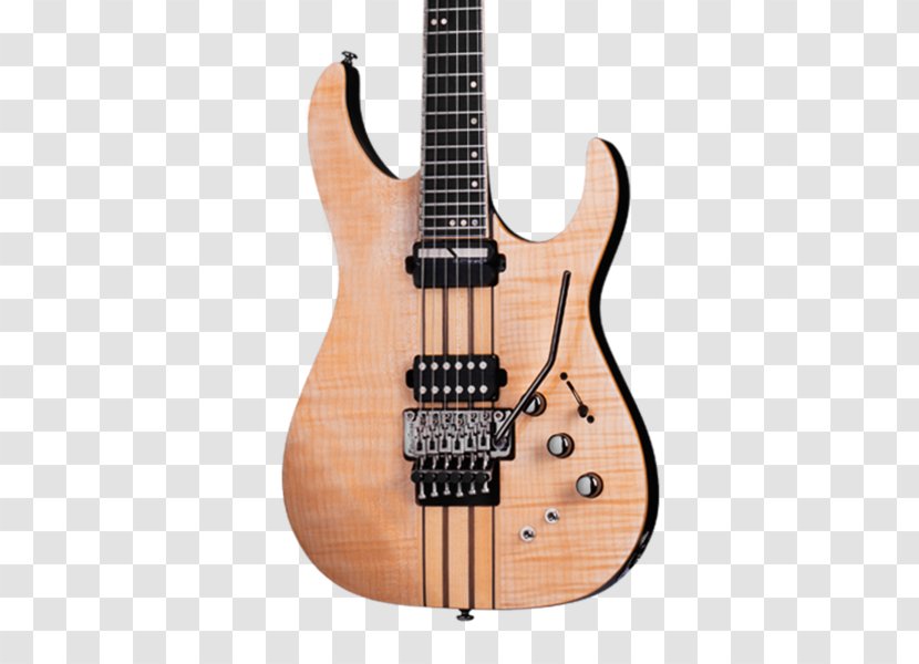 Schecter Guitar Research Electric Floyd Rose Bass Solid Body - Electronic Musical Instrument Transparent PNG