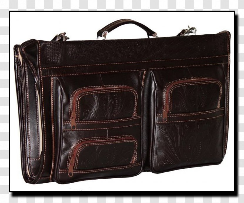 Briefcase Leather Handbag Hand Luggage Baggage - Black M - FOLDED HANDS Transparent PNG
