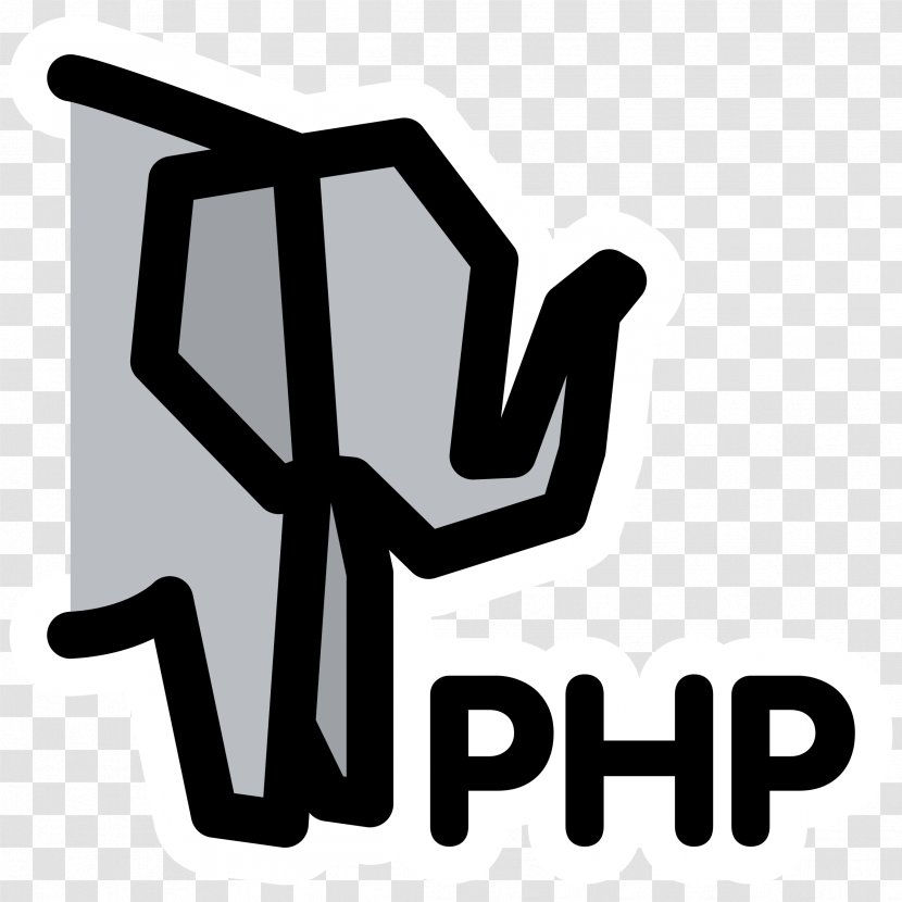 PHP Software Framework Laravel Clip Art - Black And White - Php Transparent PNG