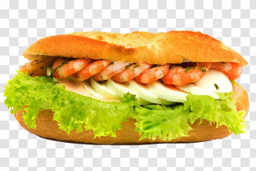 Hamburger Bxe1nh Mxec Breakfast Sandwich Fast Food Po Boy - Salmon Burger - Shrimp Transparent PNG