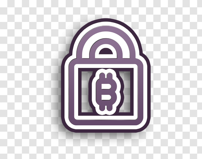 Padlock Icon Coin Icon Bitcoin Icon Transparent PNG