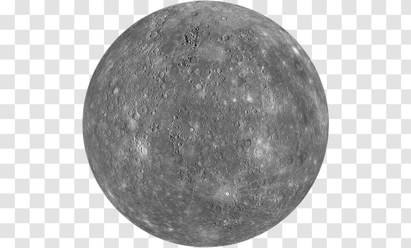 Earth Planet Solar System Mercury Mars - Monochrome Photography Transparent PNG