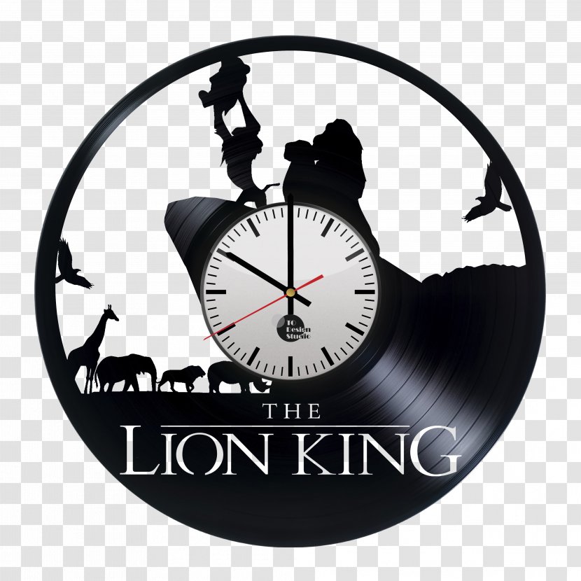 The Lion King Mufasa Simba Pumbaa Nala - Antique American Clock Transparent PNG