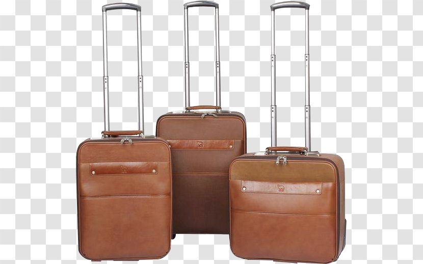 Suitcase Travel Brown Briefcase - Bag Transparent PNG